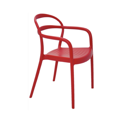 Sissi Dining Armchair - Red