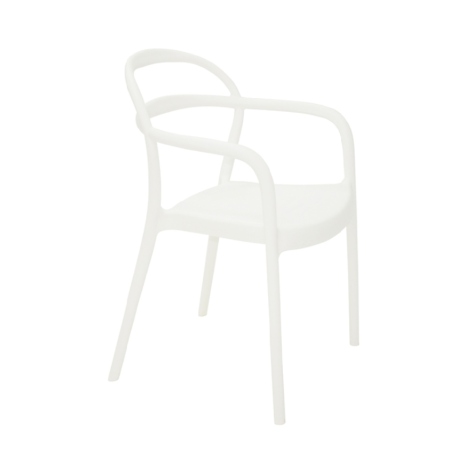 Sissi Dining Armchair - White