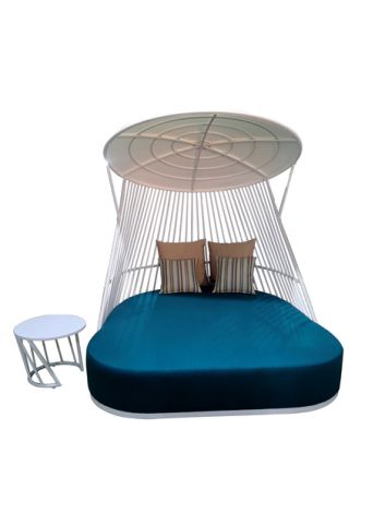 ICEY DAYBED + SIDE TABLE -BLUE -SUNCOAST LOUNGER