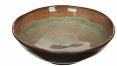 Todi Stoneware Ceramic Bowl-Brown