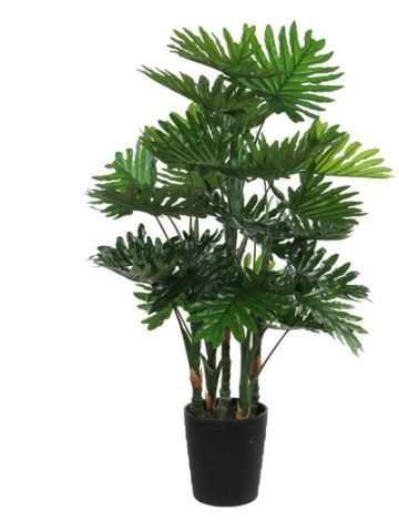 PHILODENDRON PLANT IN POT GREEN POLYSTER-EDEL-1026805 SUNCOAST