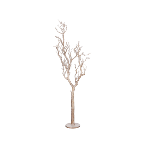 Champagne Decorative Dried Tree Polyester-Golden Brown