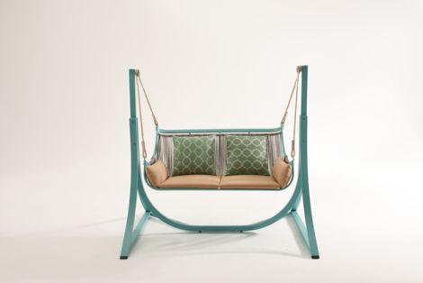 NOMAD SWING/HANGING CHAIR BLUE