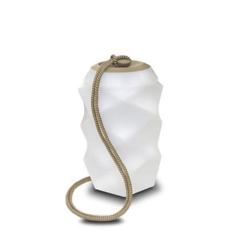 Bita Outdoor Portable And Rechargeable Lamp- Beige+White 