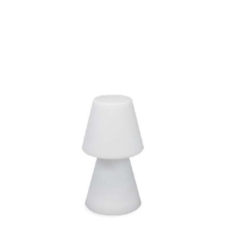 LOLA 45 LED TABLE LAMP WHITE-SUNCOAST