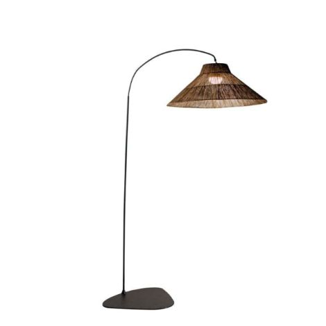 Niza Wireless Outdoor Floor Lamp-Brown