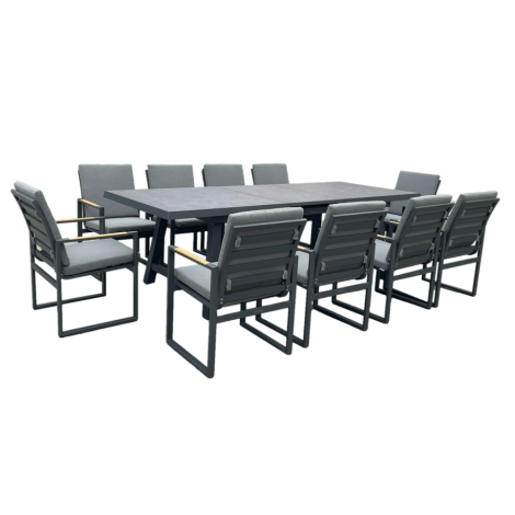 Juno Dining Set -10 Seater With Cushion