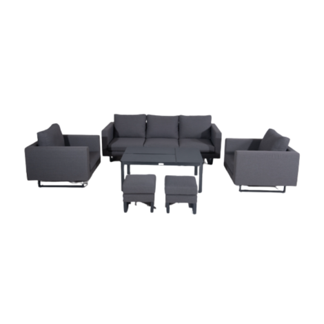 Watercube Outdoor Sofa Set-Black