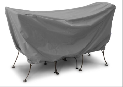 RIPSTOP BREATHABLE OUTDOOR FUTNITURE COVER FOR DINING TABLE - GREY