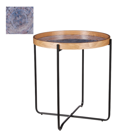 Catrine Outdoor Side Table Blue