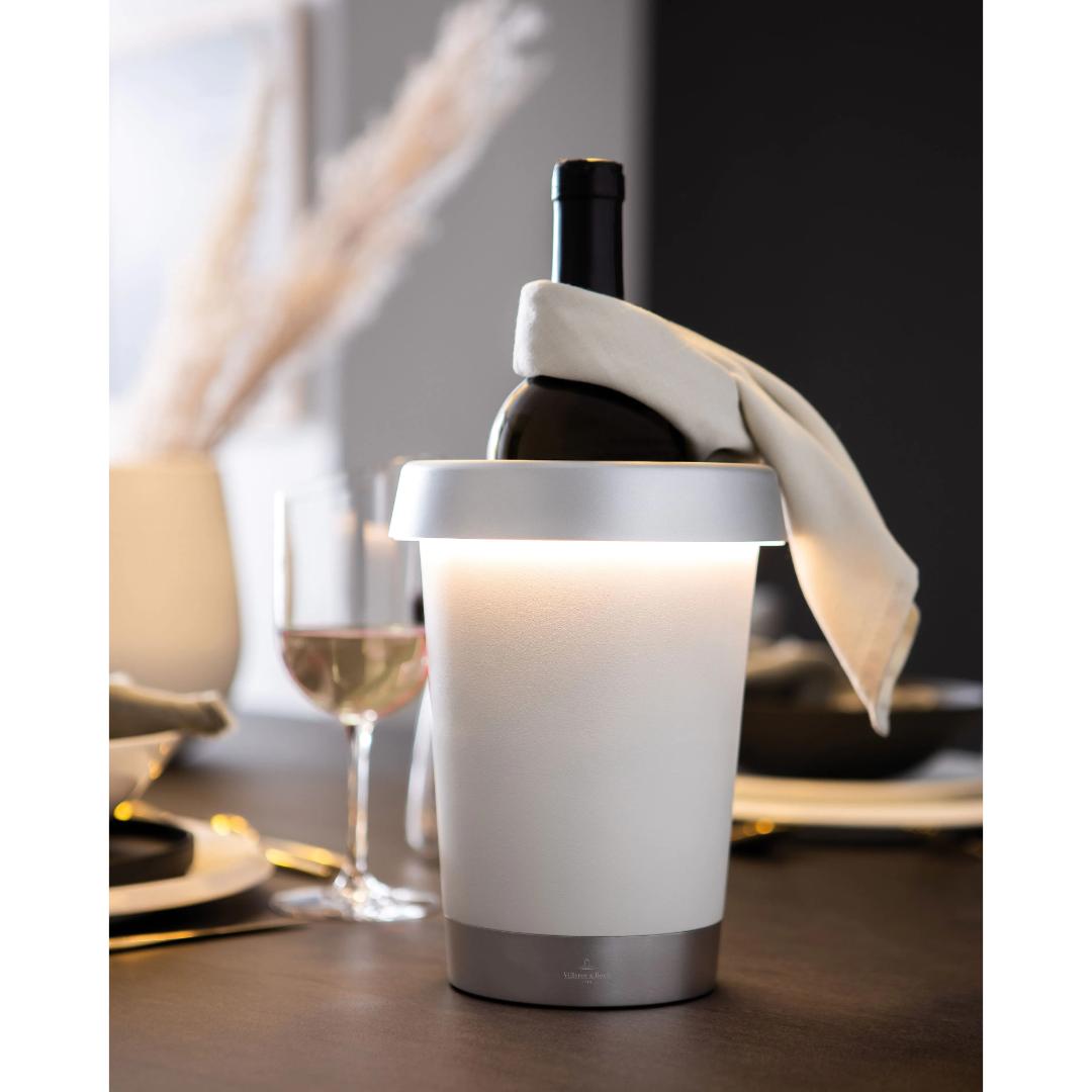 Villeroy & Boch Bordeaux Drink Cooler With Light - White