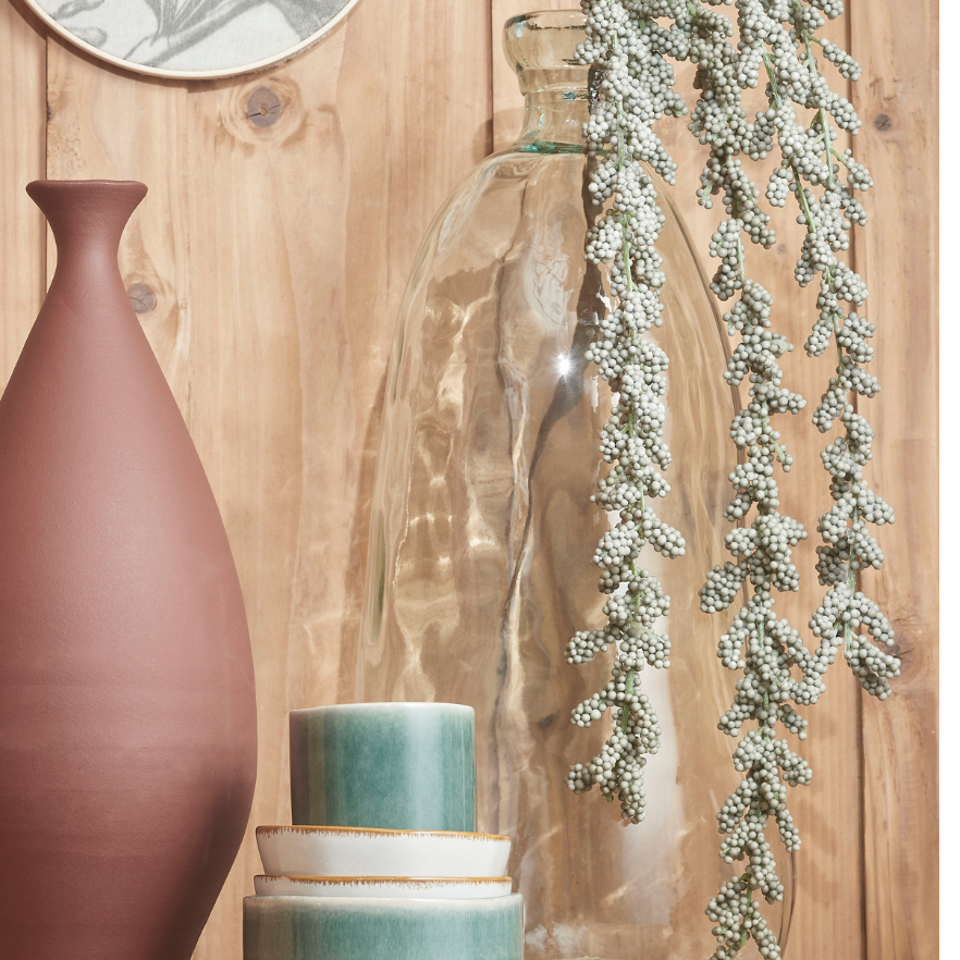 Suncoast Outdoor Organic (M) Vase - Clear/Transparent