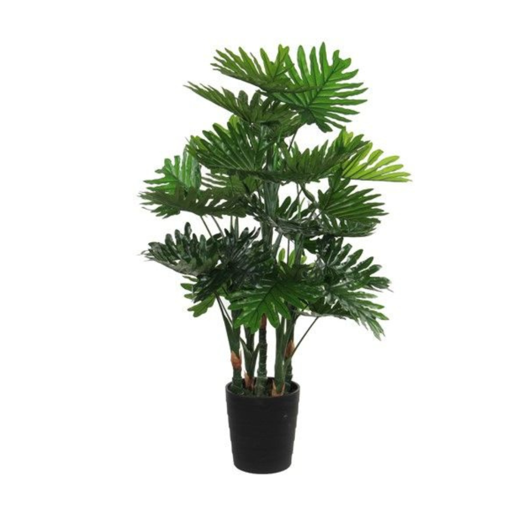 Philodendron Artificial Plant In Pot - Green