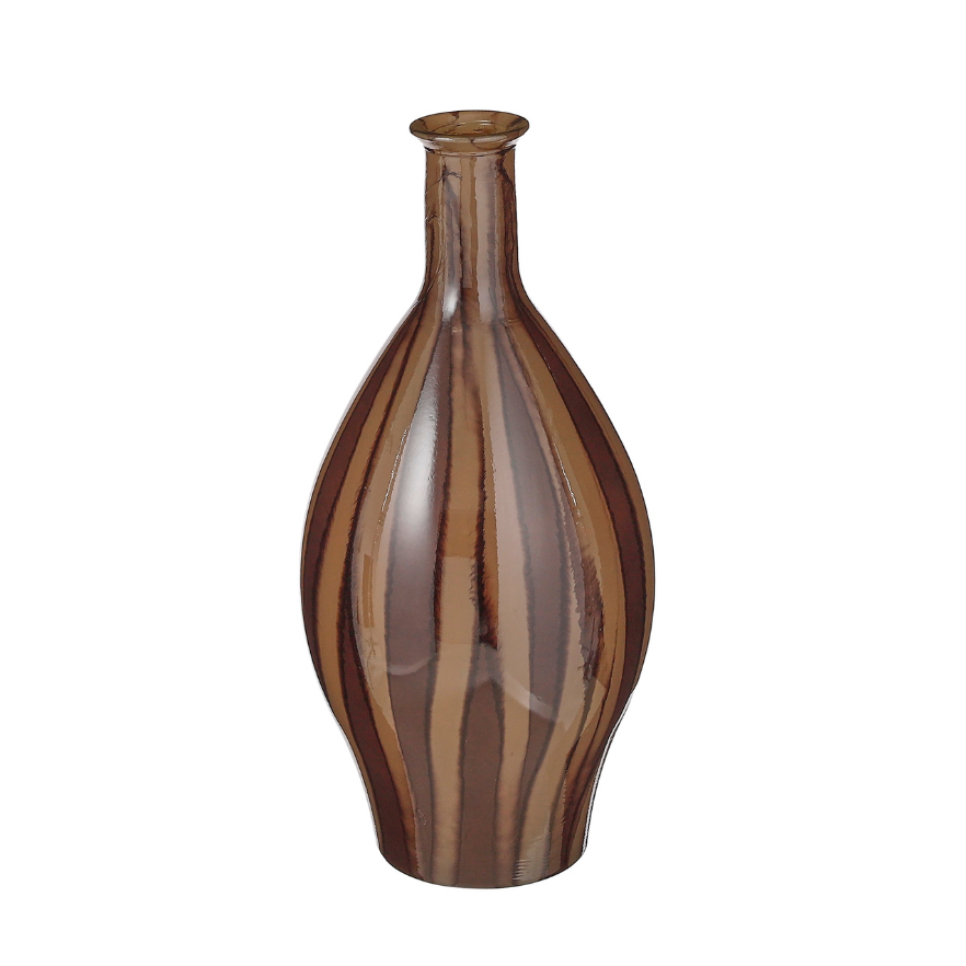 Palermo Outdoor Vase Recycled Glass - Brown