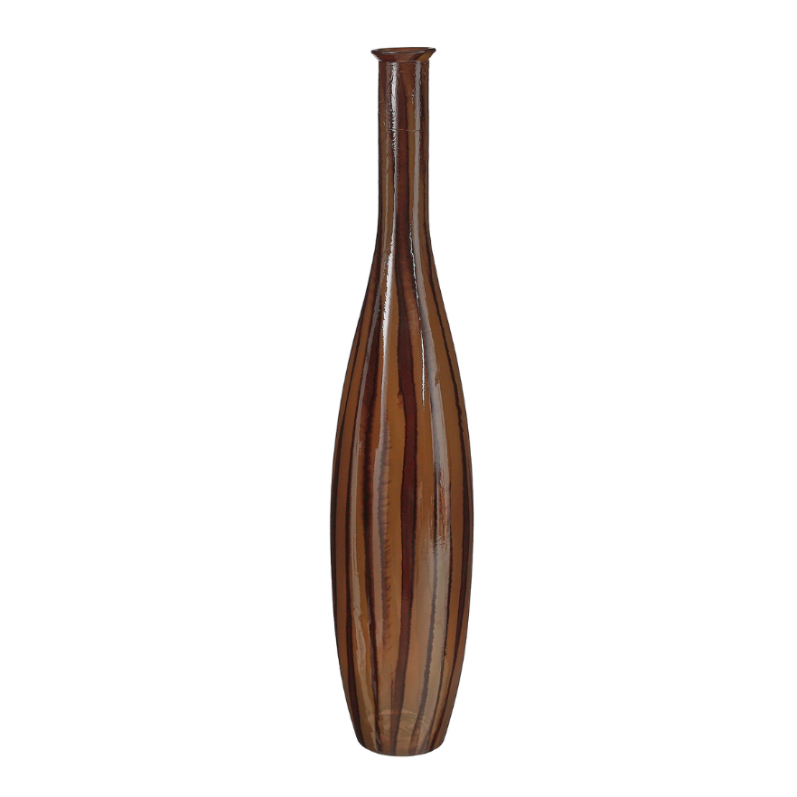 Palermo Outdoor Vase Recycled Glass - Brown