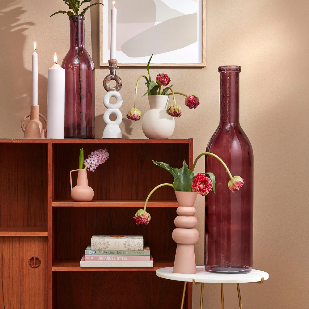 Rioja Bottle Recycled Glass-Bordeaux