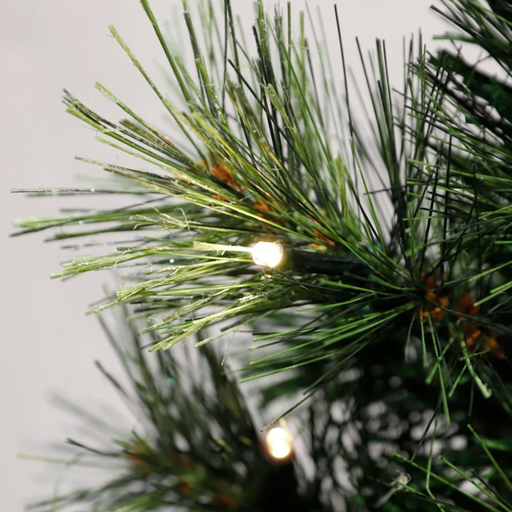 Crestona Christmas Tree Led Light Battery Operated With Burlap