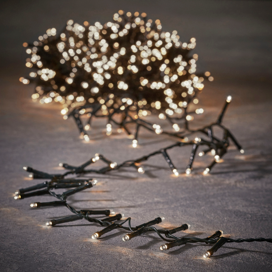 Snake Light Classic White With 2000 Led Ip44 (8 Function Controller)