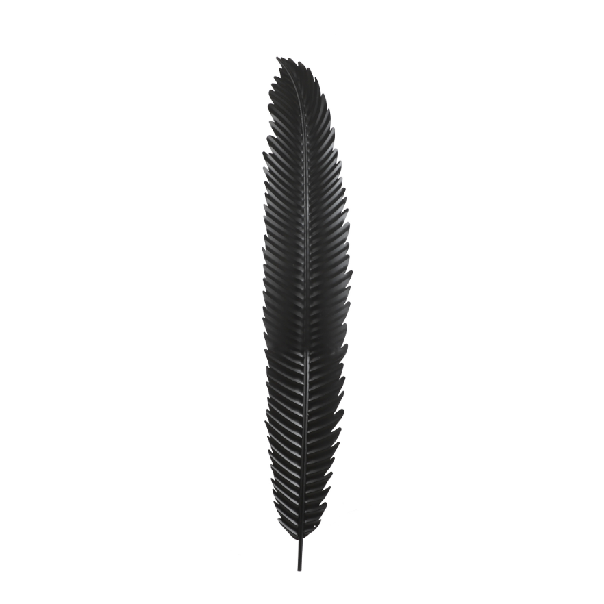 Yuto Wall Decorative Leaf (L) - Black