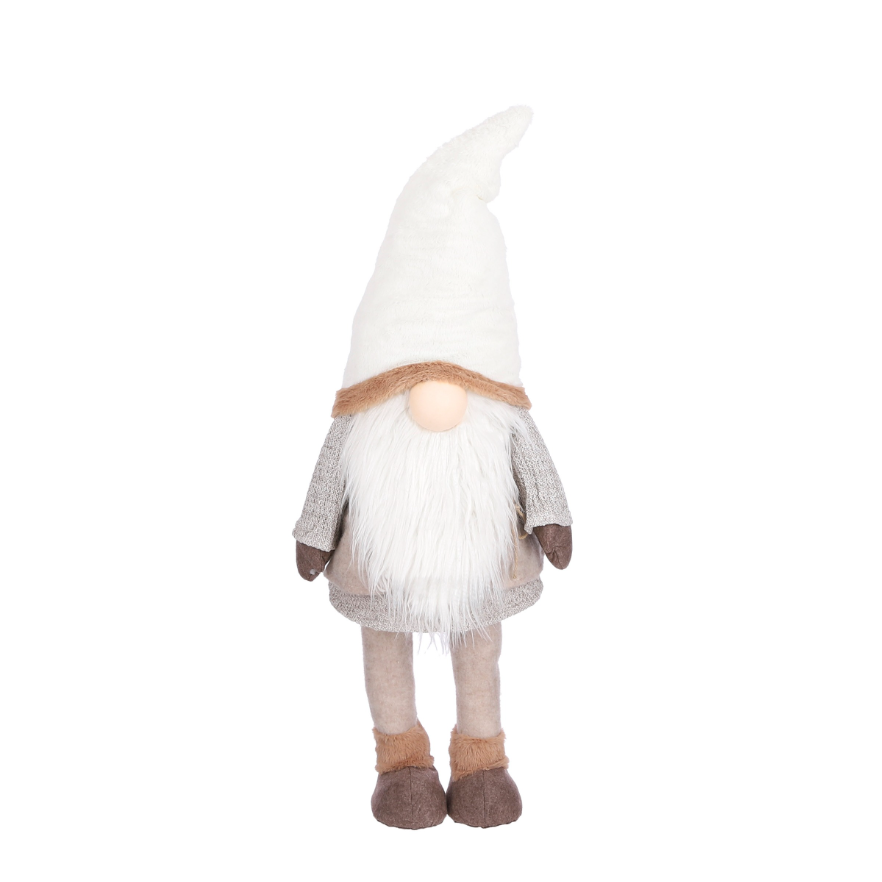Christmas Decorative Doll Gnome (L) - Brown