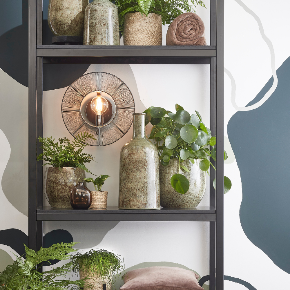 Bodil Round Wall Lamp (M) - Black 