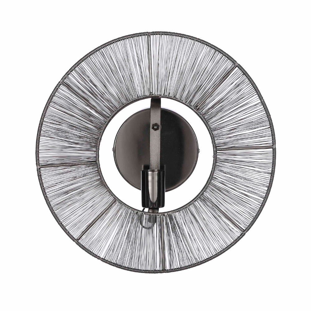 Bodil Round Wall Lamp (M) - Black 