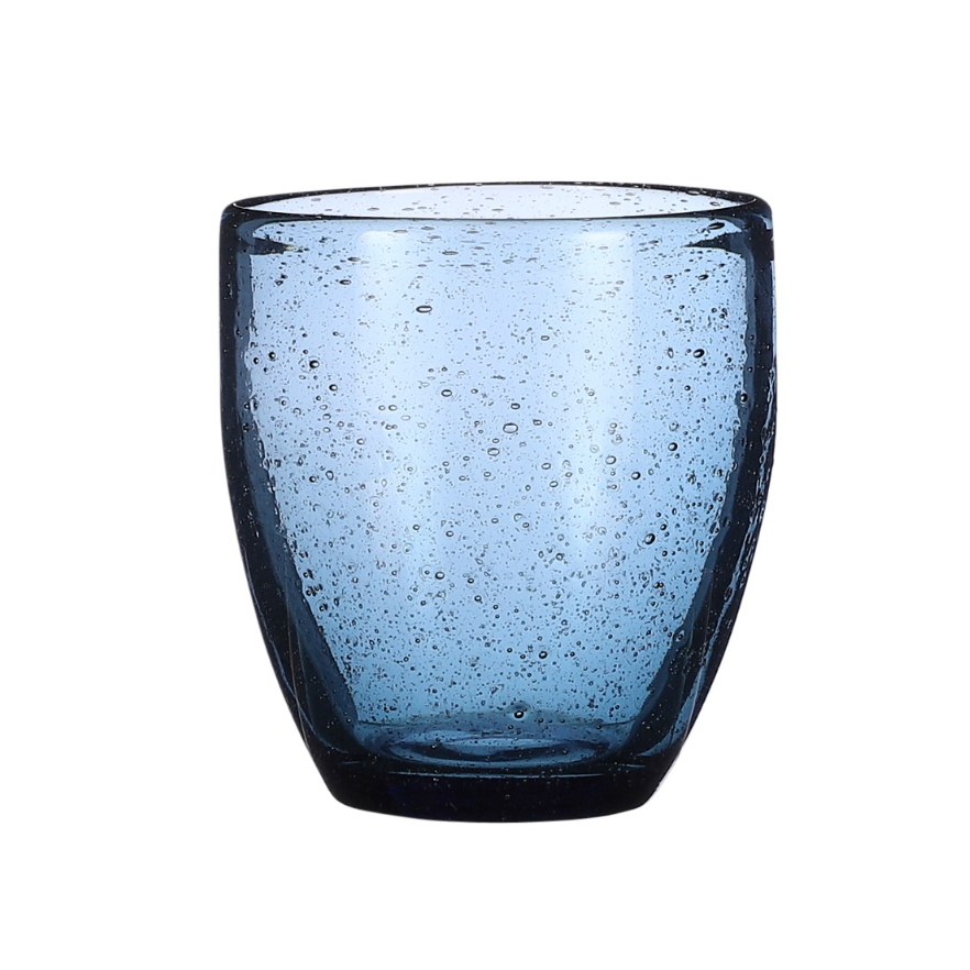 Caia Glass Vase - Blue