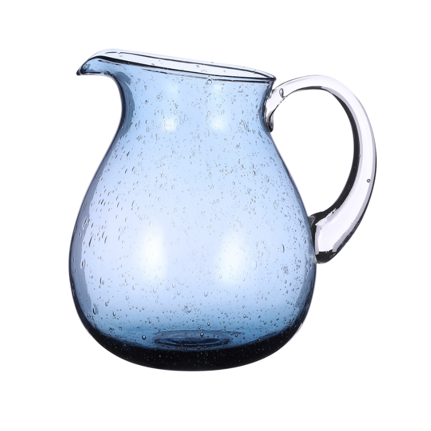 Caia Outdoor Glass Jug-Blue