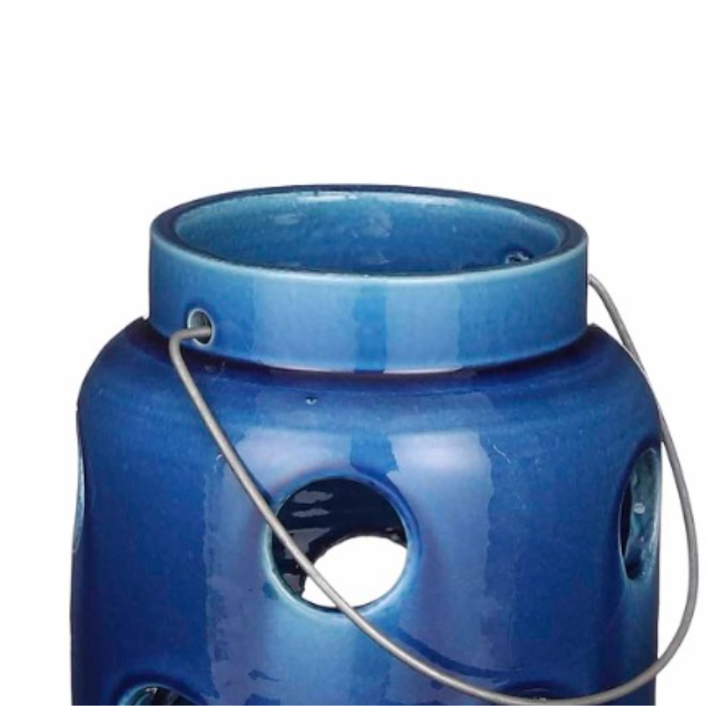 Arena Ceramic Lantern (M) - Blue 
