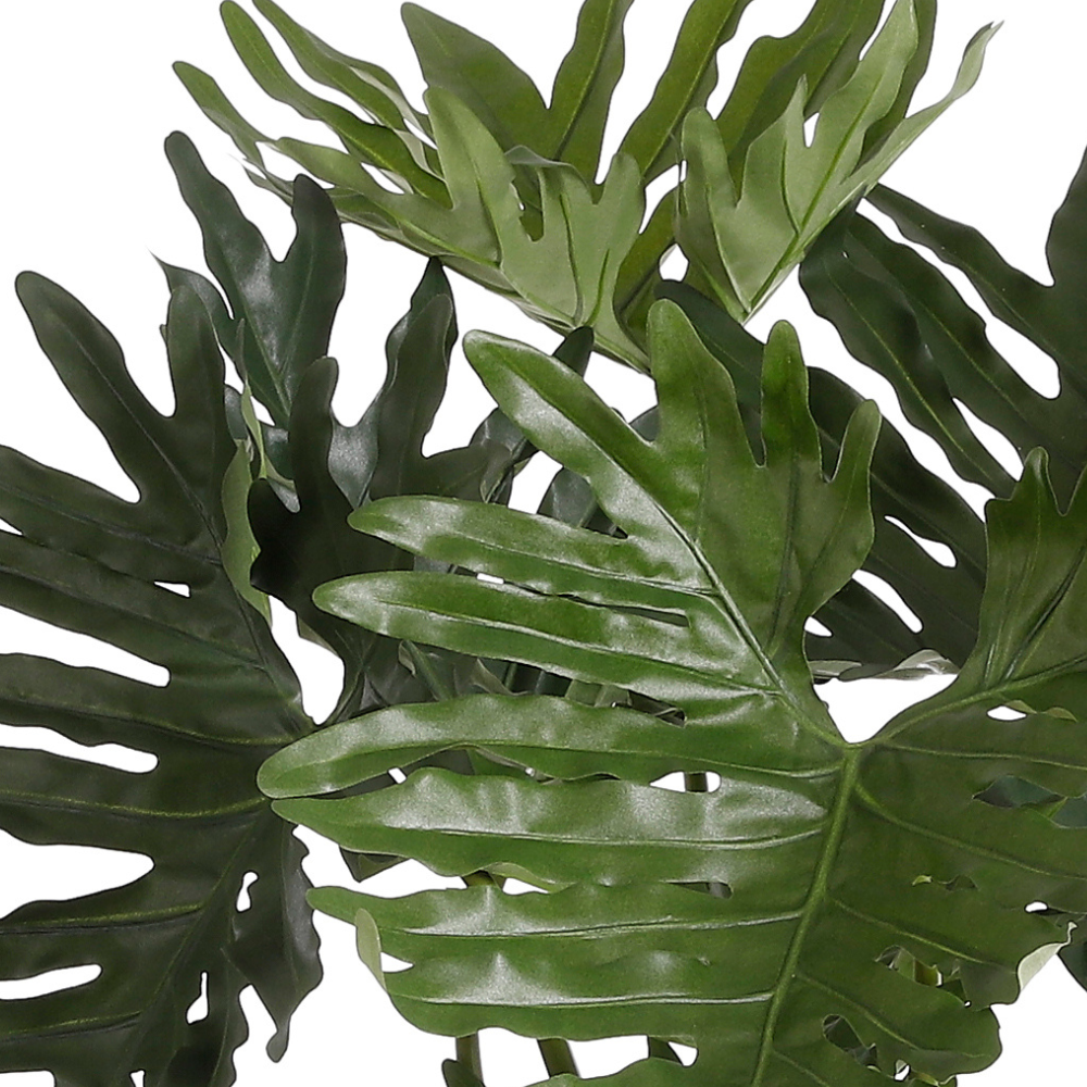 Artificial Philodendron selloum Plant in pot - Green
