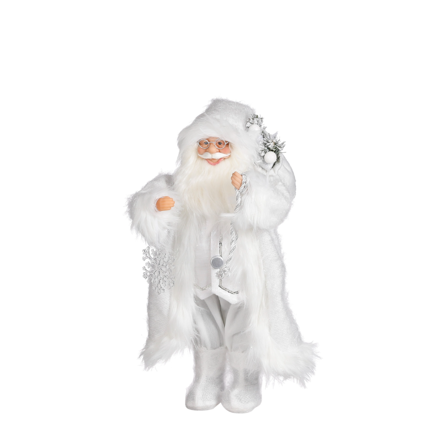Christmas Decorative Santa White (S)
