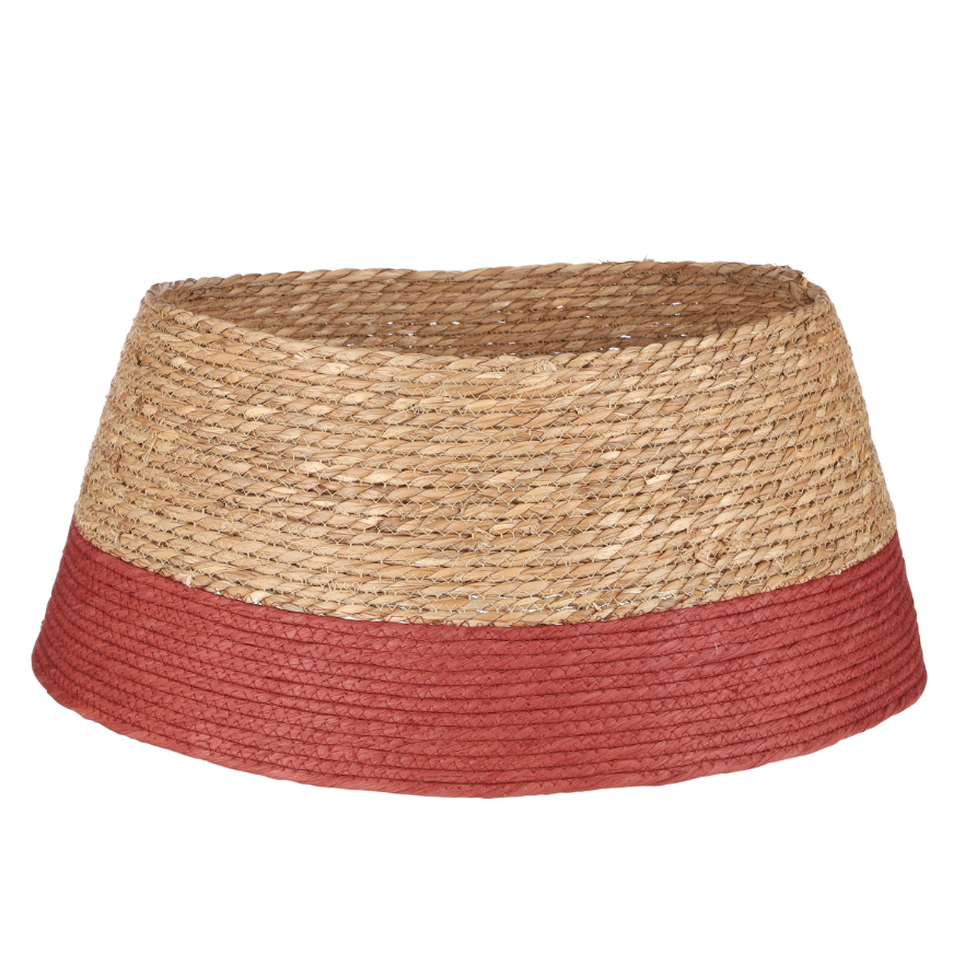 Treeskirt Made Of Natural Jute (L) Dark Red