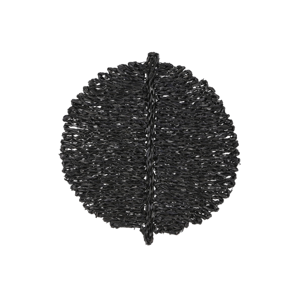 Suncoast Outdoor Placemat Round - Black