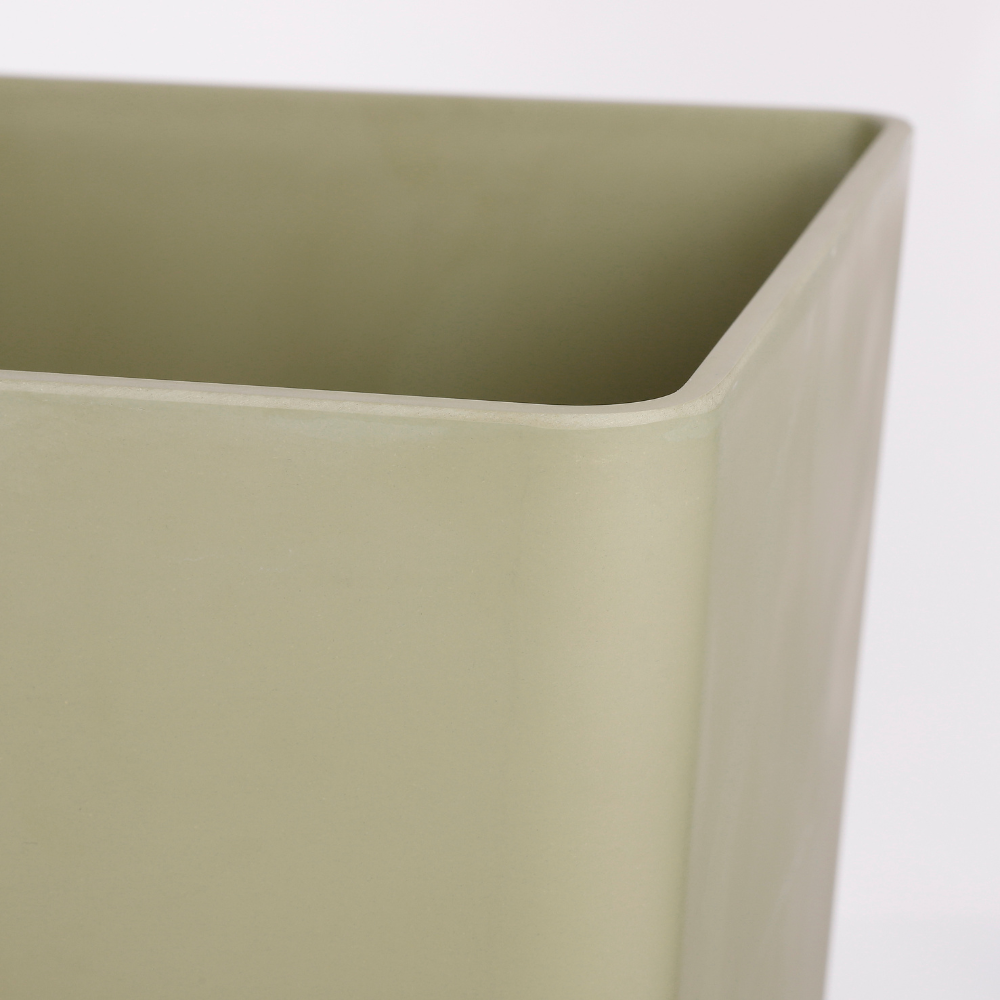 Orion Outdoor Square Pot With Stand For Planters - Green 