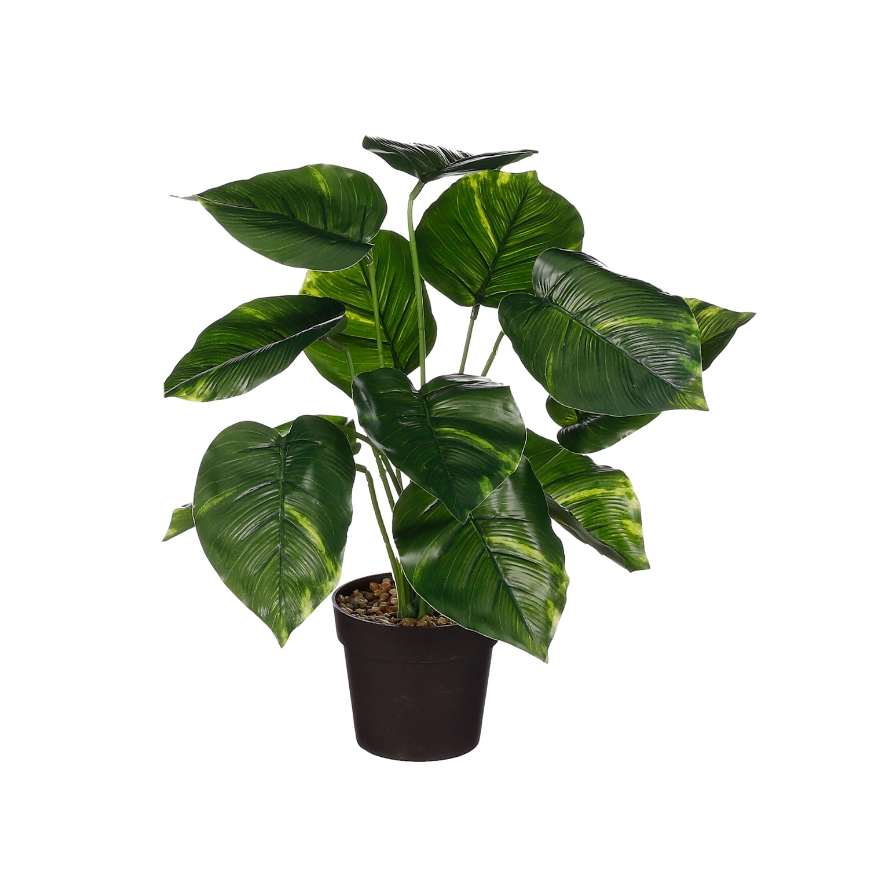 Philodendron Artificial Plant In Pot - Green