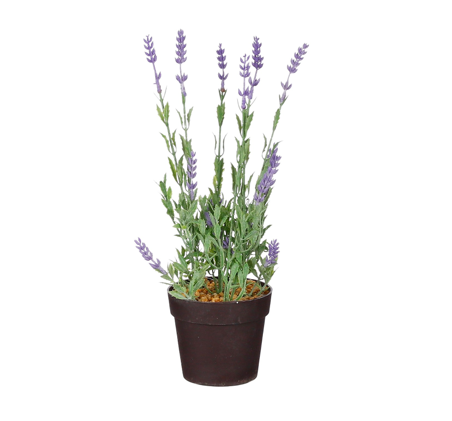 Artificial Lavender In Pot 