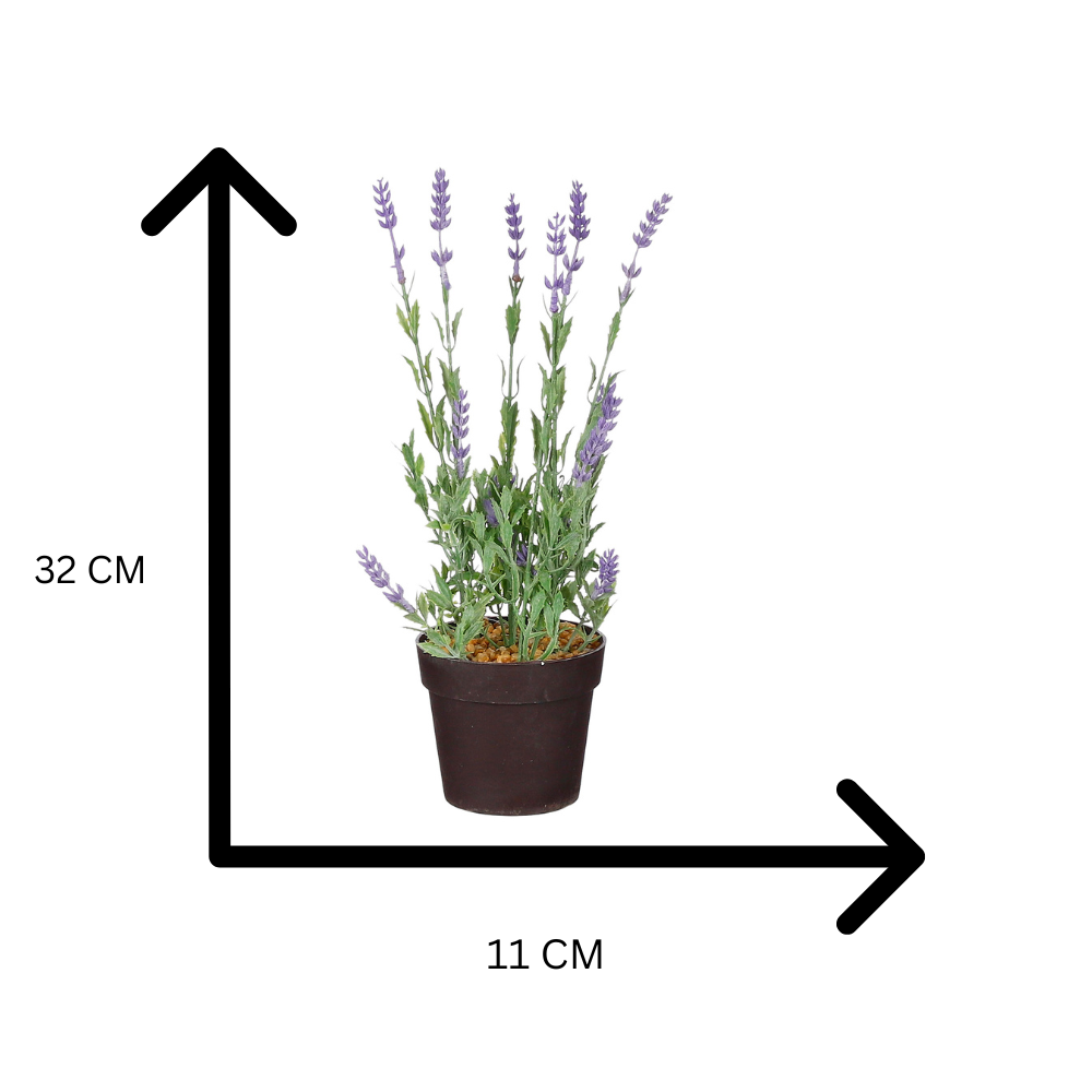 Artificial Lavender In Pot 