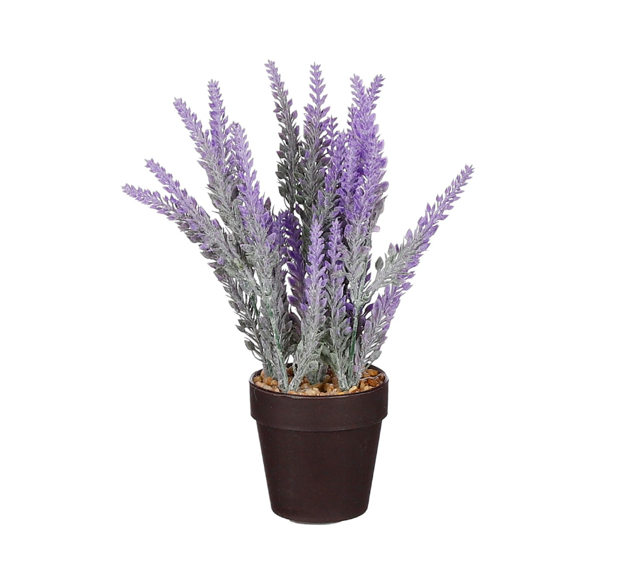 Artificial Lavender In Pot 