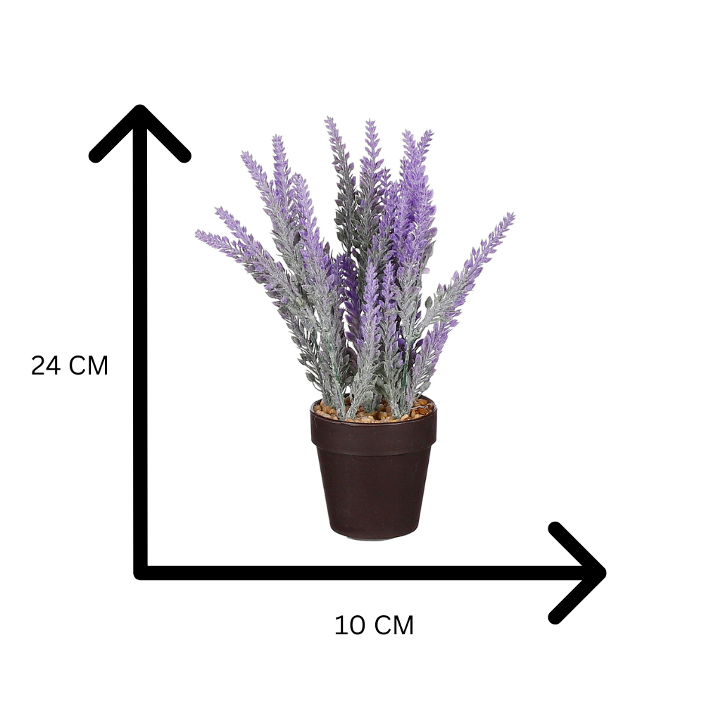 Artificial Lavender In Pot 