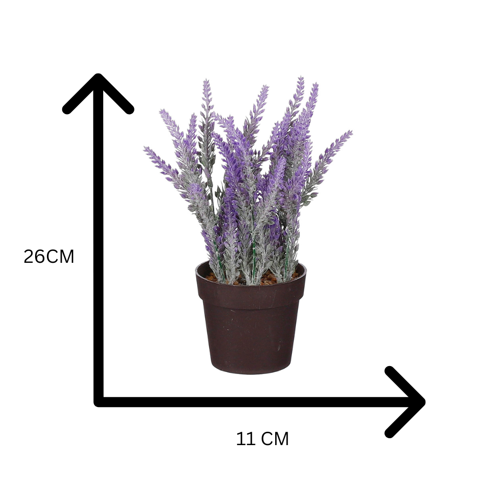 Artificial Lavender In Pot - Lavender