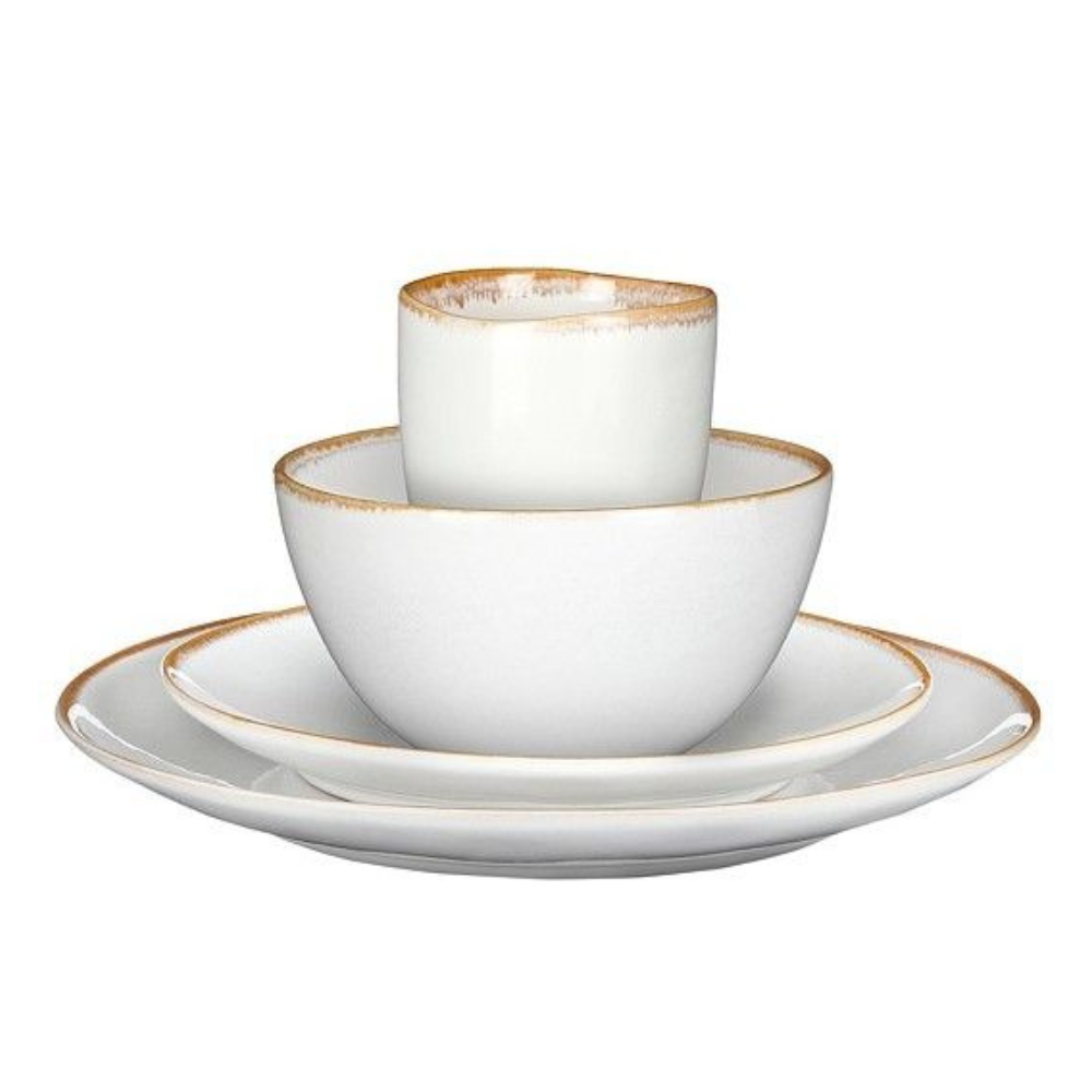Tabo Modern Dinnerware Set 16 Pcs White