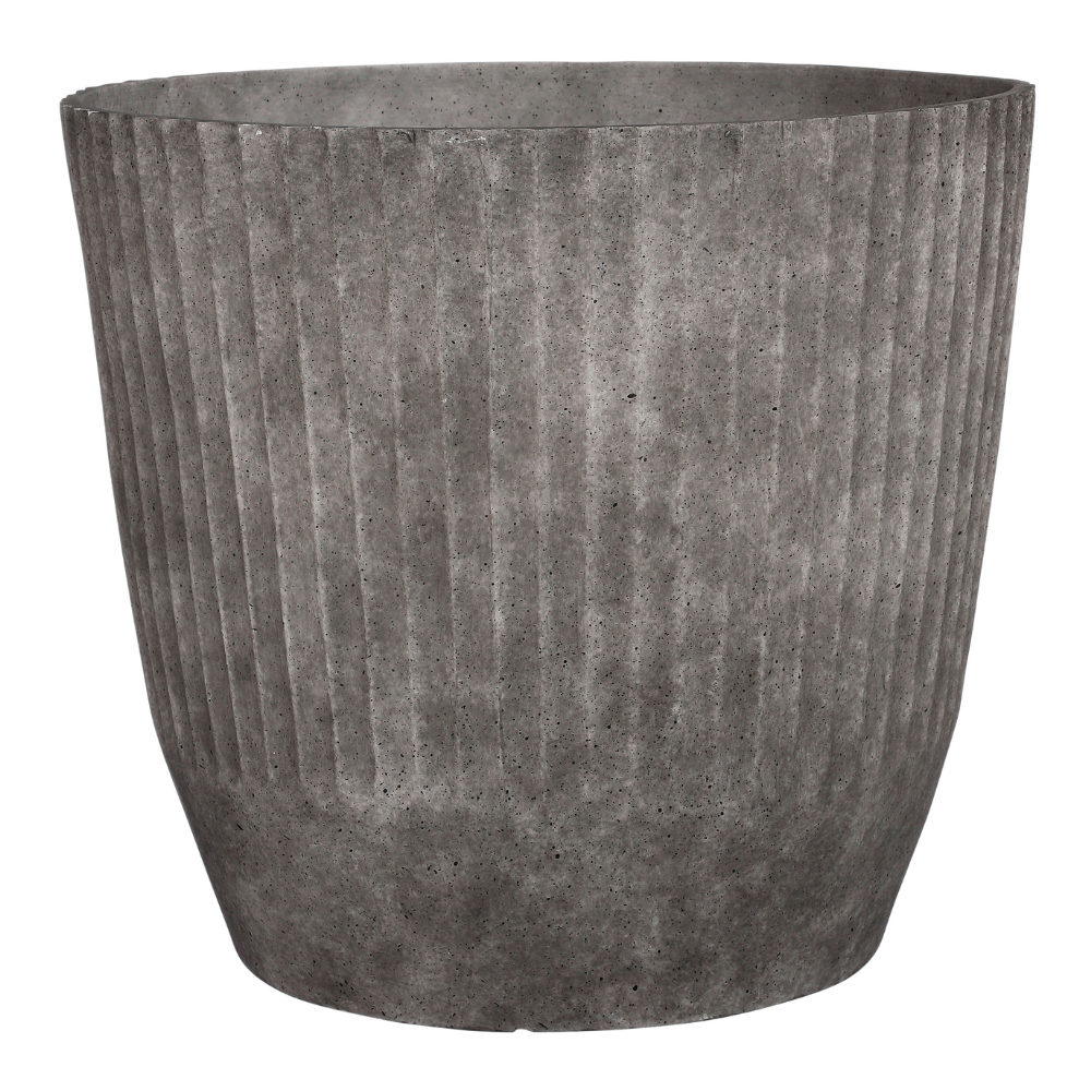 Rio Outdoor Round Potholder/ Planters Grey
