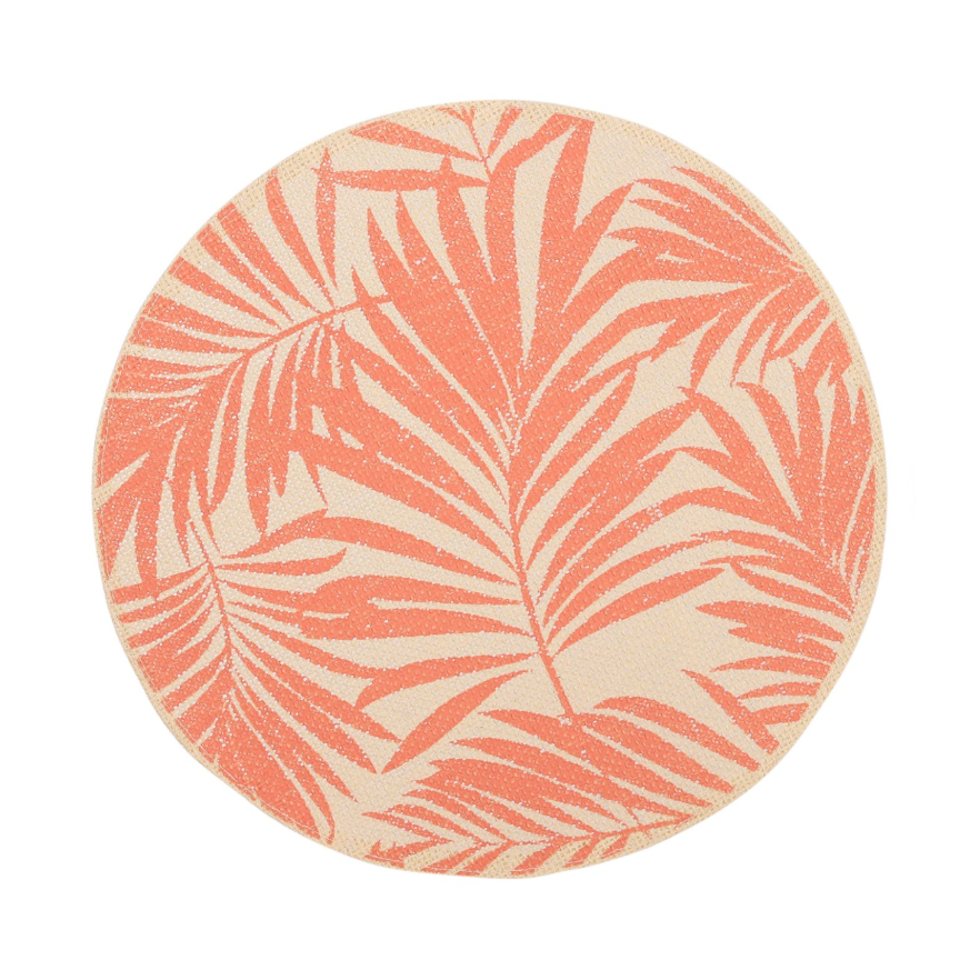 Suncoast Round Placemat - Orange
