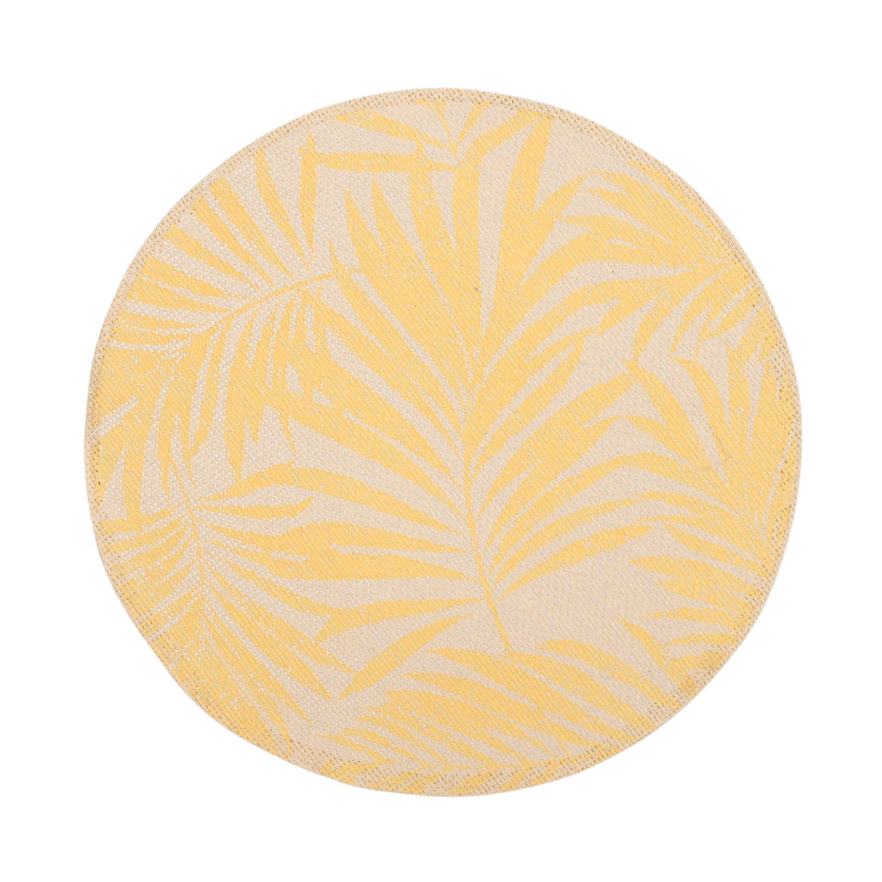 Suncoast Round Placemat-Yellow