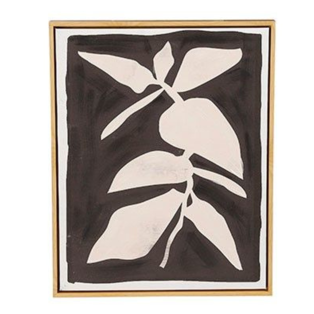 Canvas Wall Decoration Alder - Black