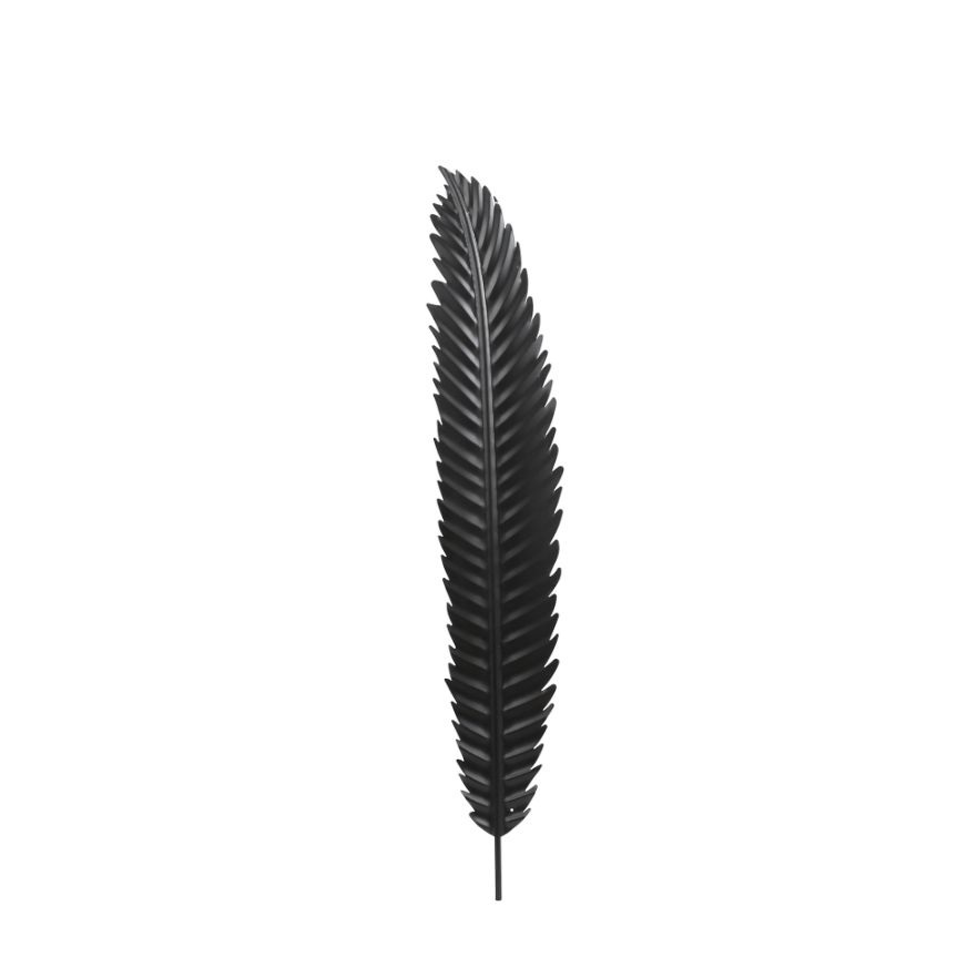 Yuto Wall Decorative Leaf (S) - Black