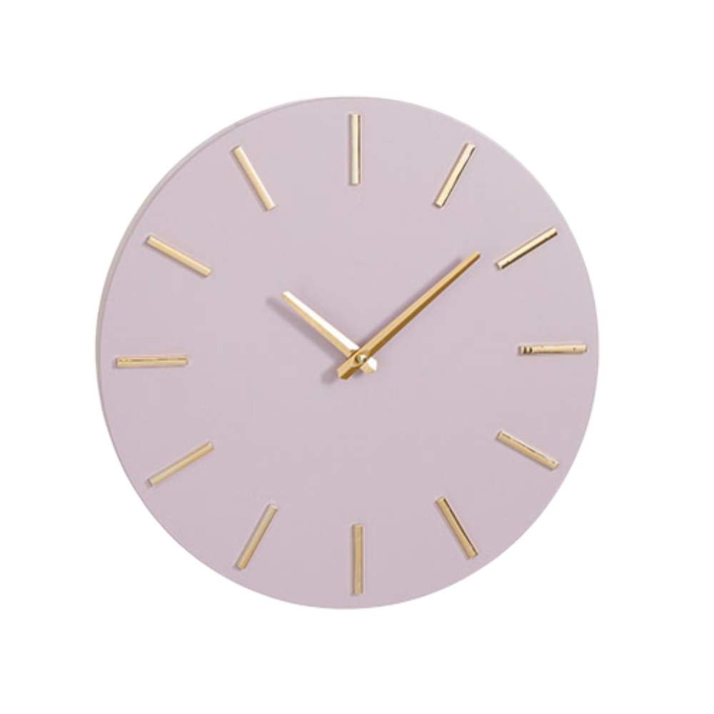 Brixen Wall Clock Made Of Aluminum - Purple