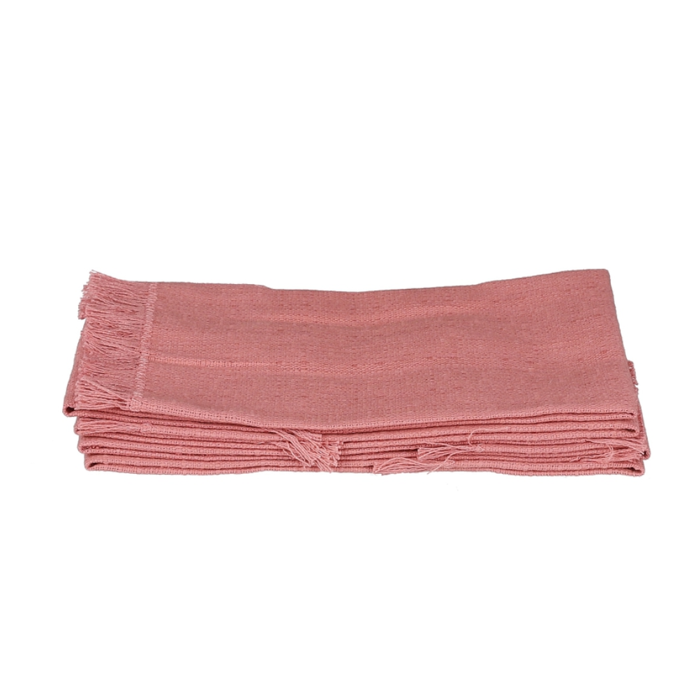 Villia Table Napkin Set of 4 - Salmon Pink