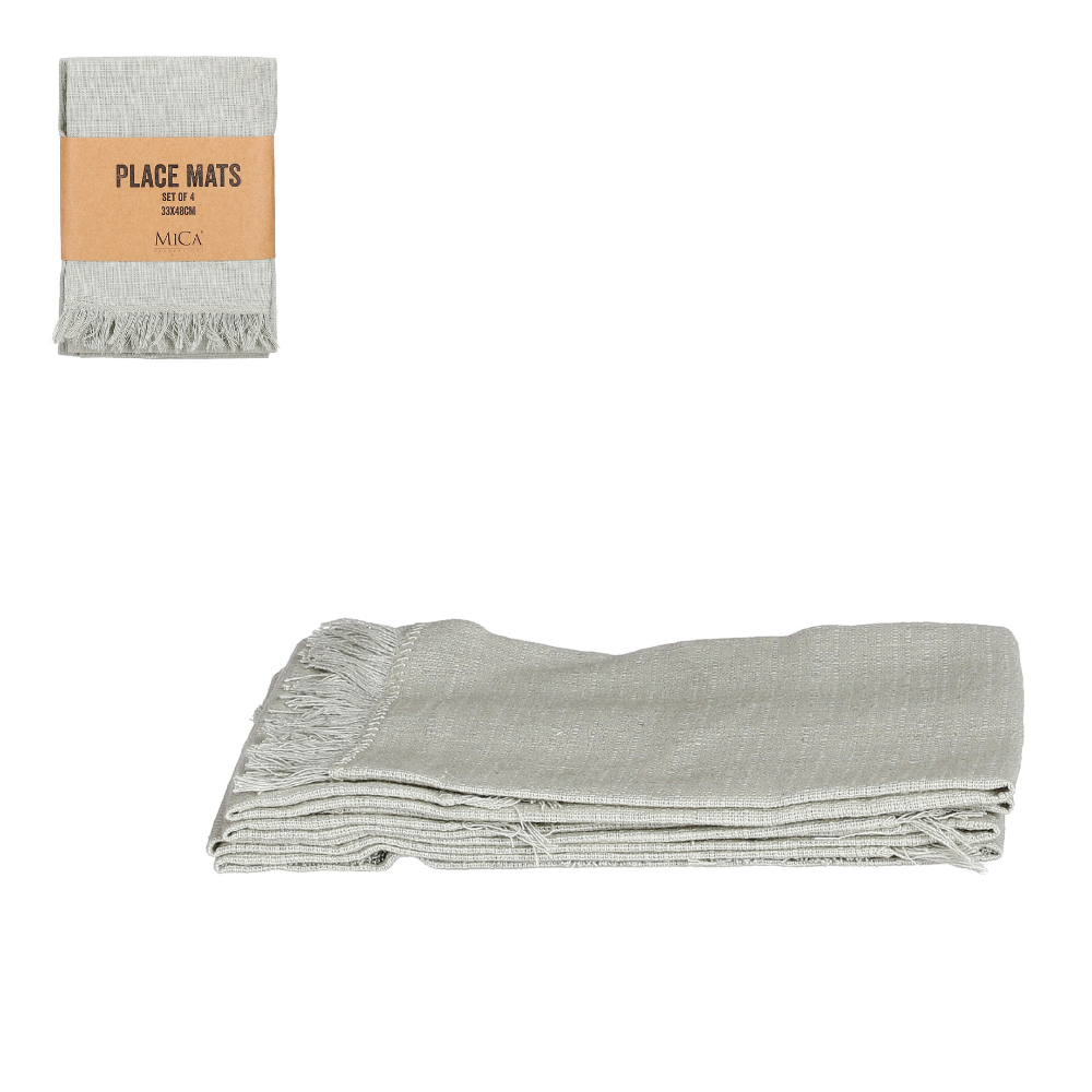 Villia Placemat Set Of 4 - Light Green