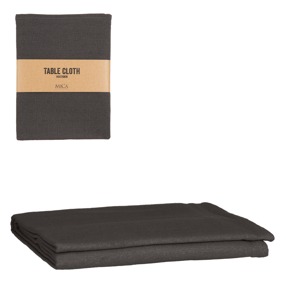 Villia Tablecloth - Dark Grey 